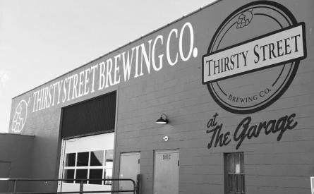 Thirsty street brewing at The Garage